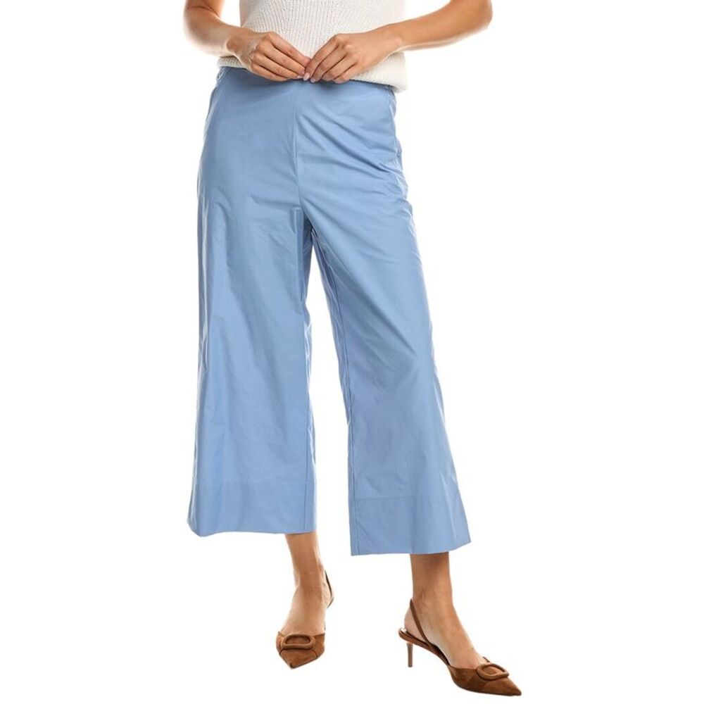 Natori Womens  Techno Poplin Cropped Pant, Blue